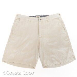 Rail Riders LOA Men's Light Beige Hemp Blend Shorts Size 38 Resort Beach Boating
